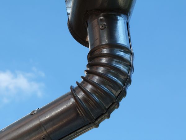 Metal Downspout Installation in Palm Harbor