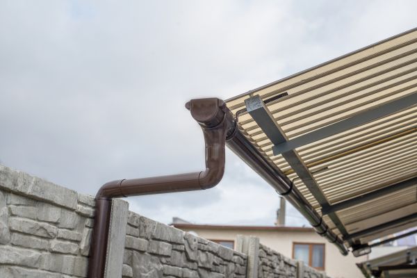 Plastic Downspout Installation in Palm Harbor